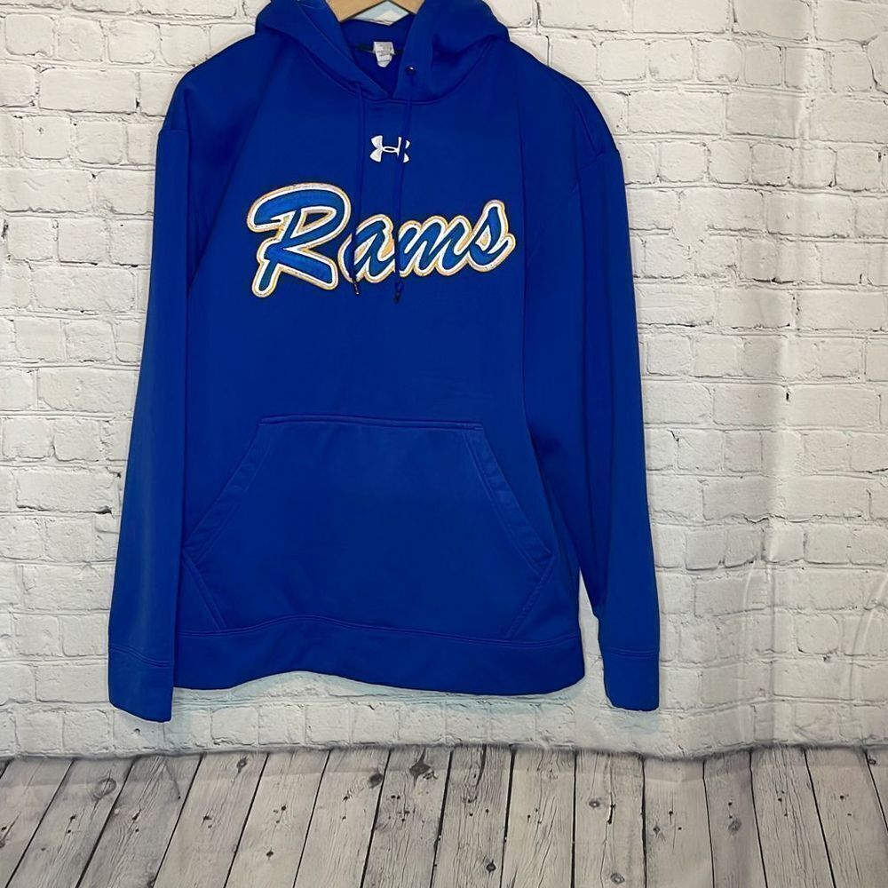 Under Armour Blue Rams Sweatshirt Size‎ Medium Loose